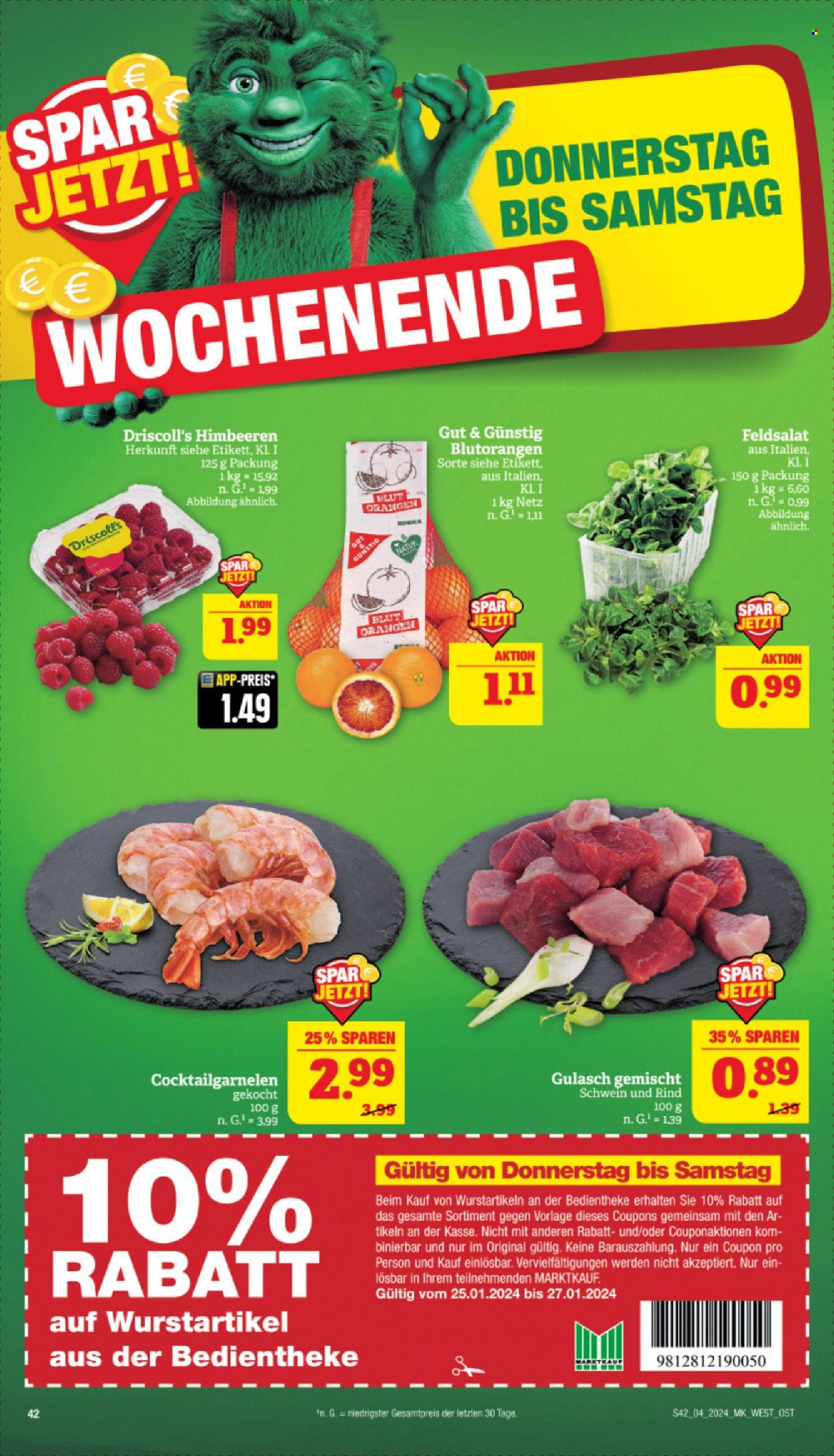 Marktkauf Prospekte  - 22.01.2024 - 27.01.2024. Seite 42