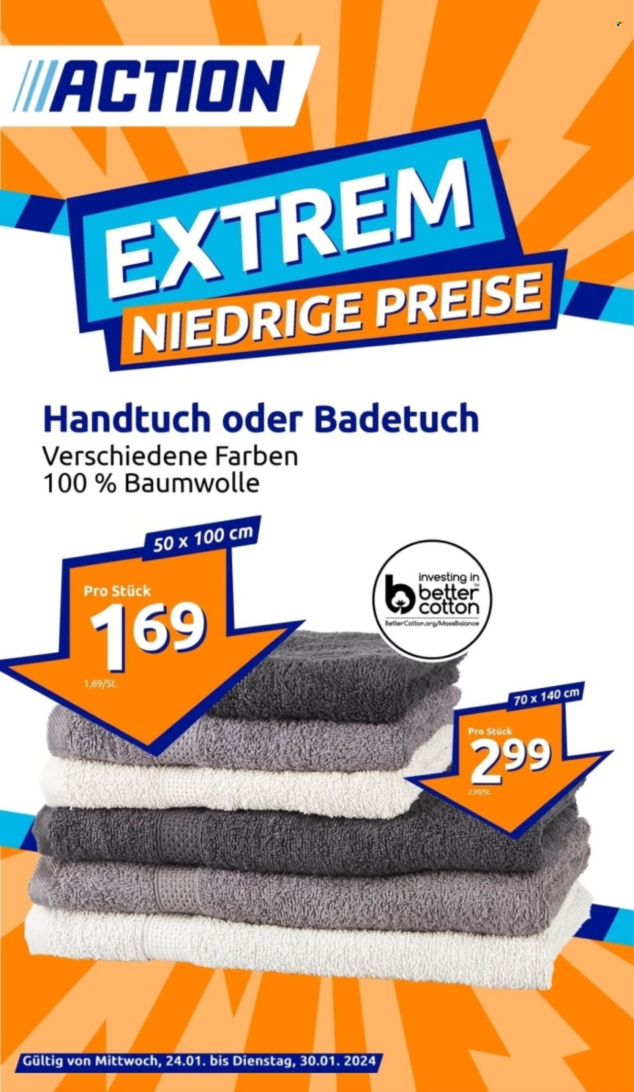 Action Prospekte  - 24.01.2024 - 30.01.2024. Seite 1