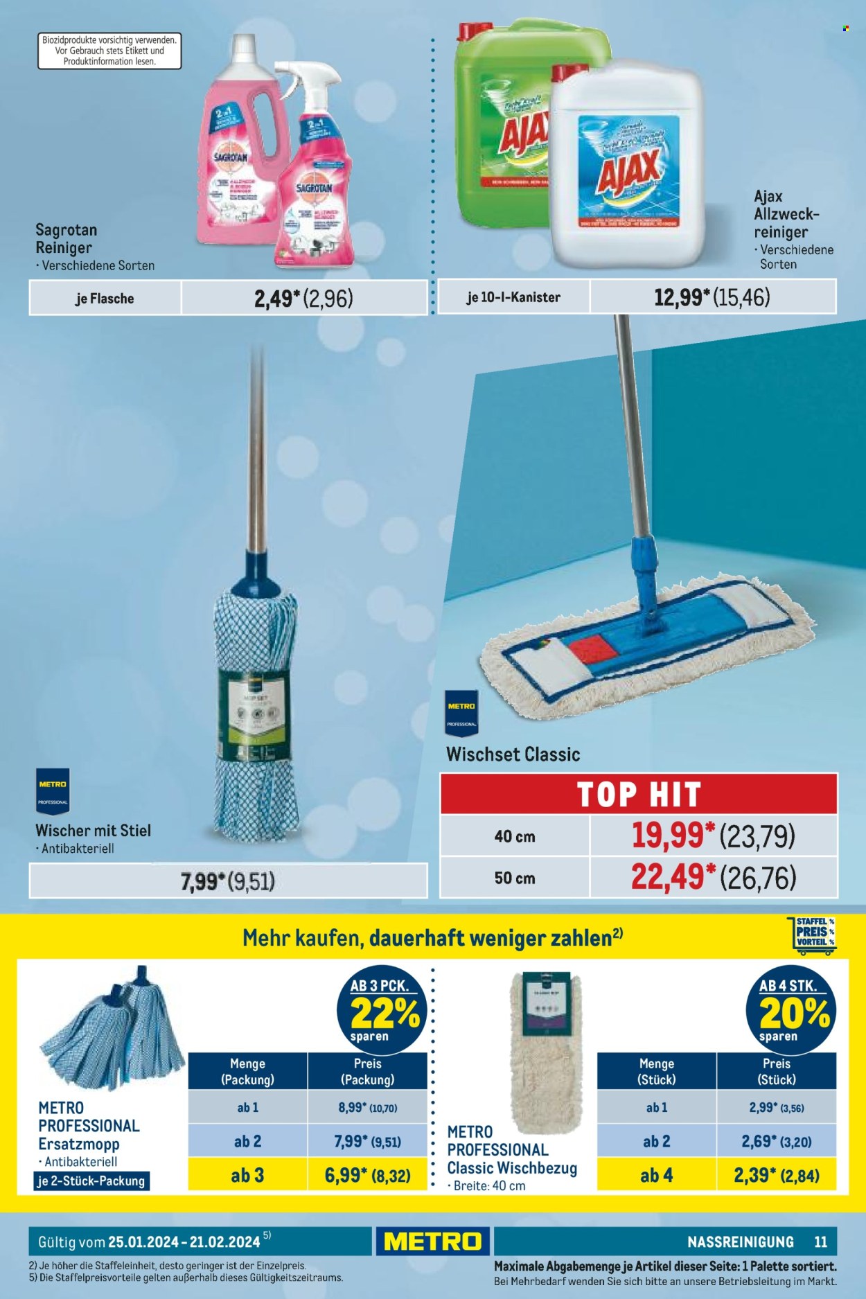 Metro Prospekte  - 25.01.2024 - 21.02.2024. Seite 11