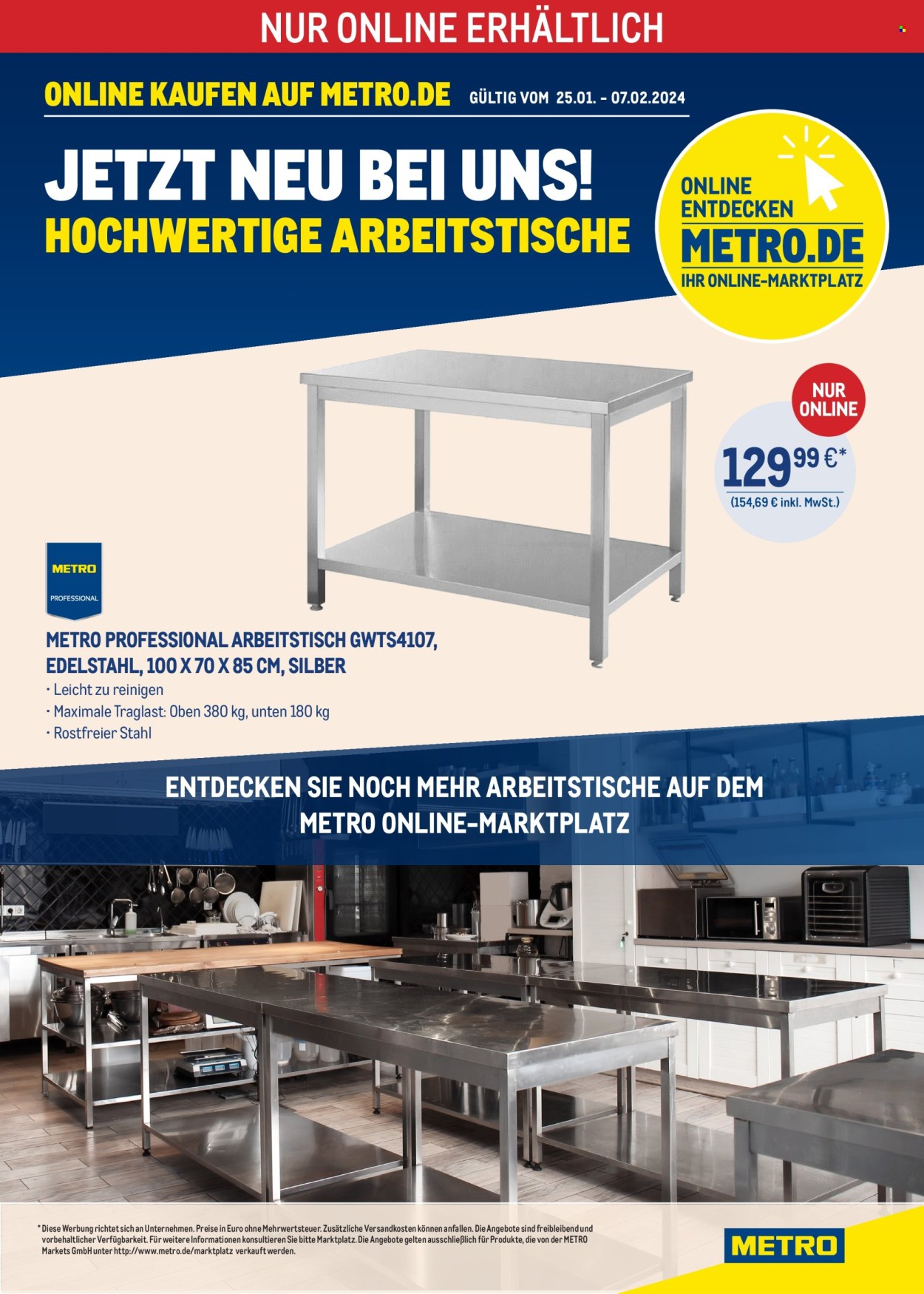 Metro Prospekte  - 25.01.2024 - 7.02.2024. Seite 1