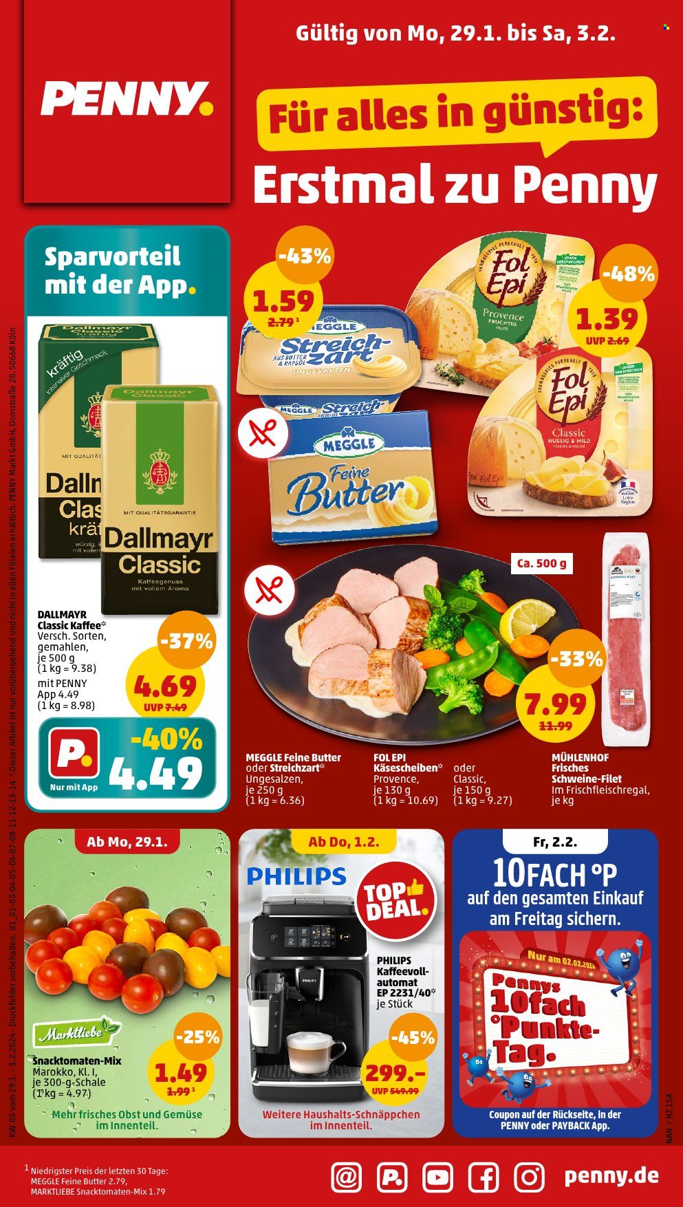 Penny Prospekte  - 29.01.2024 - 3.02.2024. Seite 1