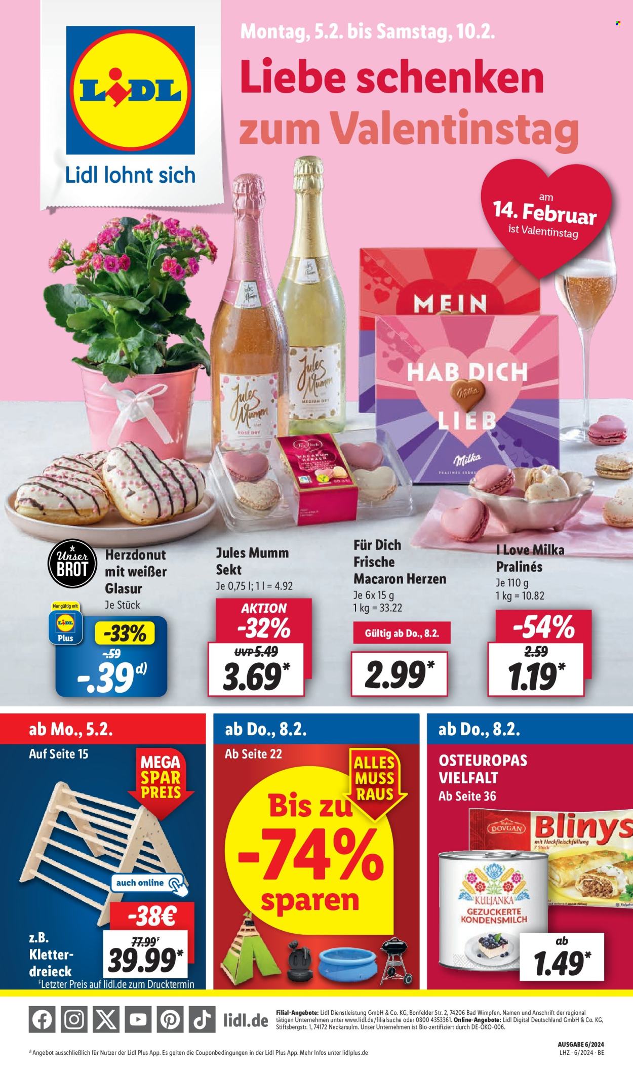 Lidl Prospekte  - 5.01.2024 - 10.01.2024. Seite 1