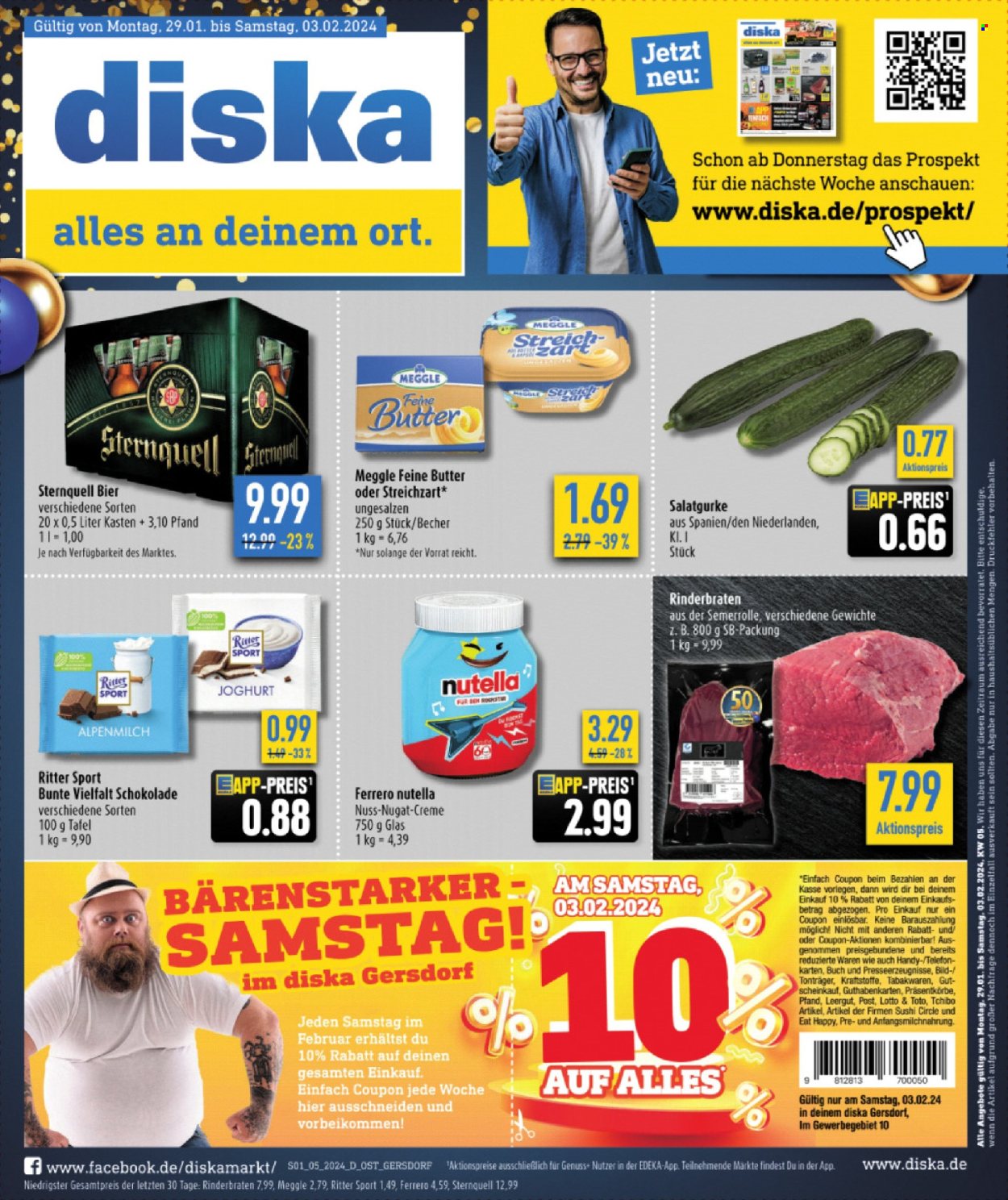 Diska Prospekte  - 29.01.2024 - 3.02.2024. Seite 1