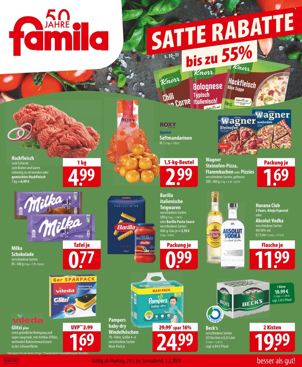 famila Prospekte  - 29.01.2024 - 3.02.2024. Seite 1