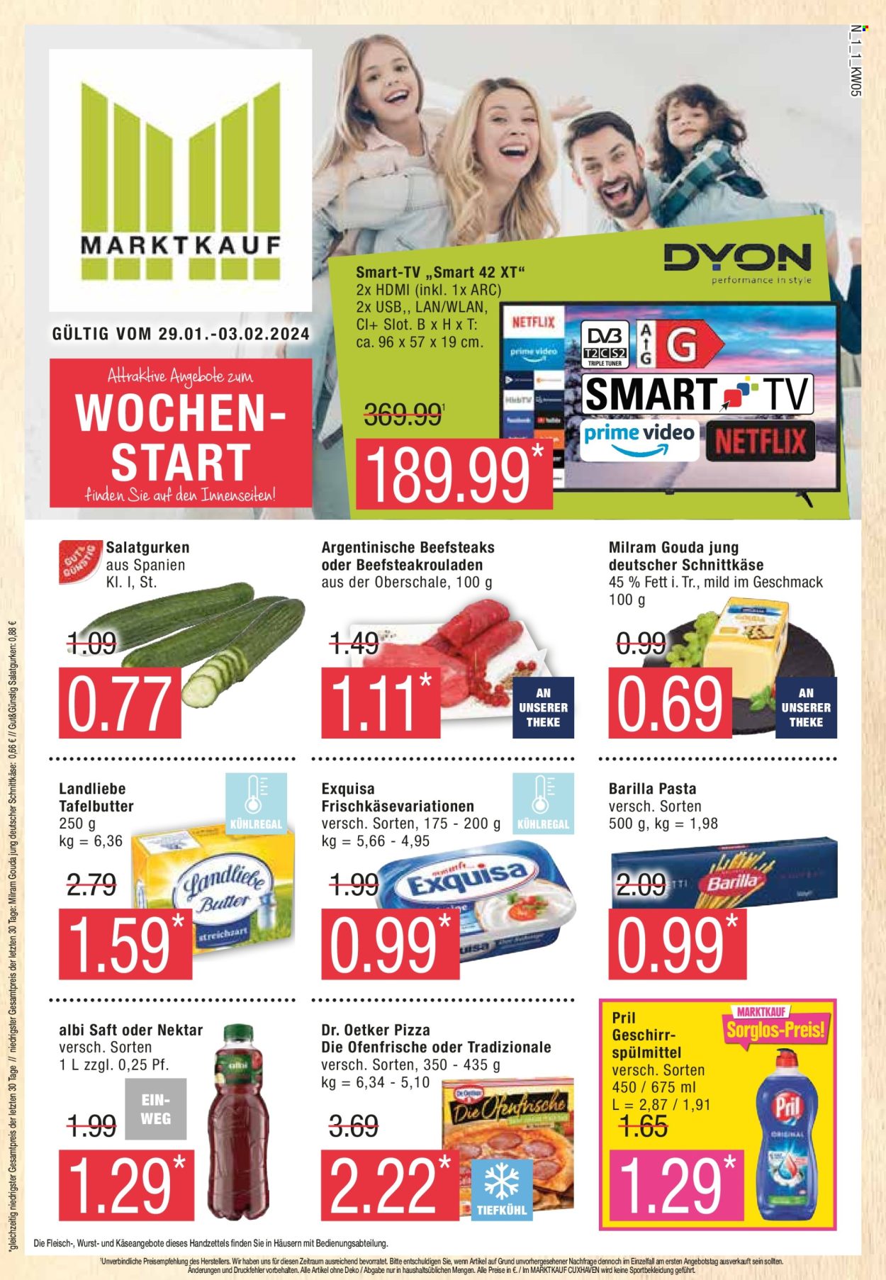 Marktkauf Prospekte  - 29.01.2024 - 3.02.2024. Seite 1