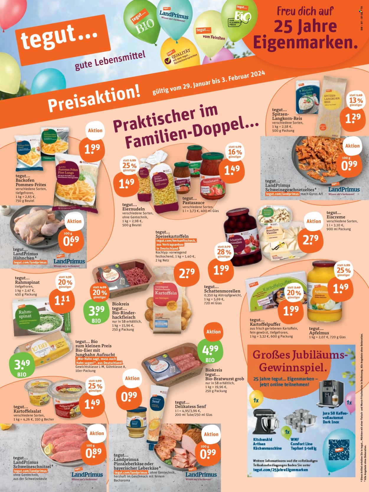 tegut... Prospekte  - 29.01.2024 - 3.02.2024. Seite 1