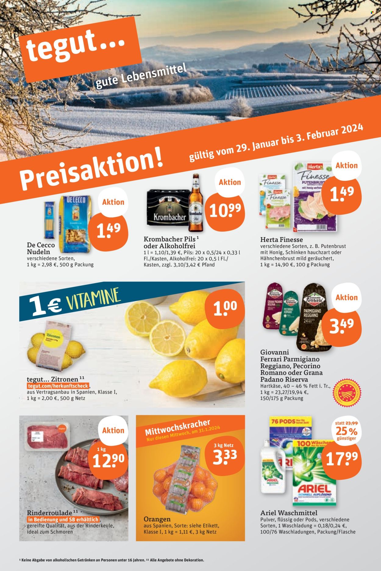 tegut... Prospekte  - 29.01.2024 - 3.02.2024. Seite 3