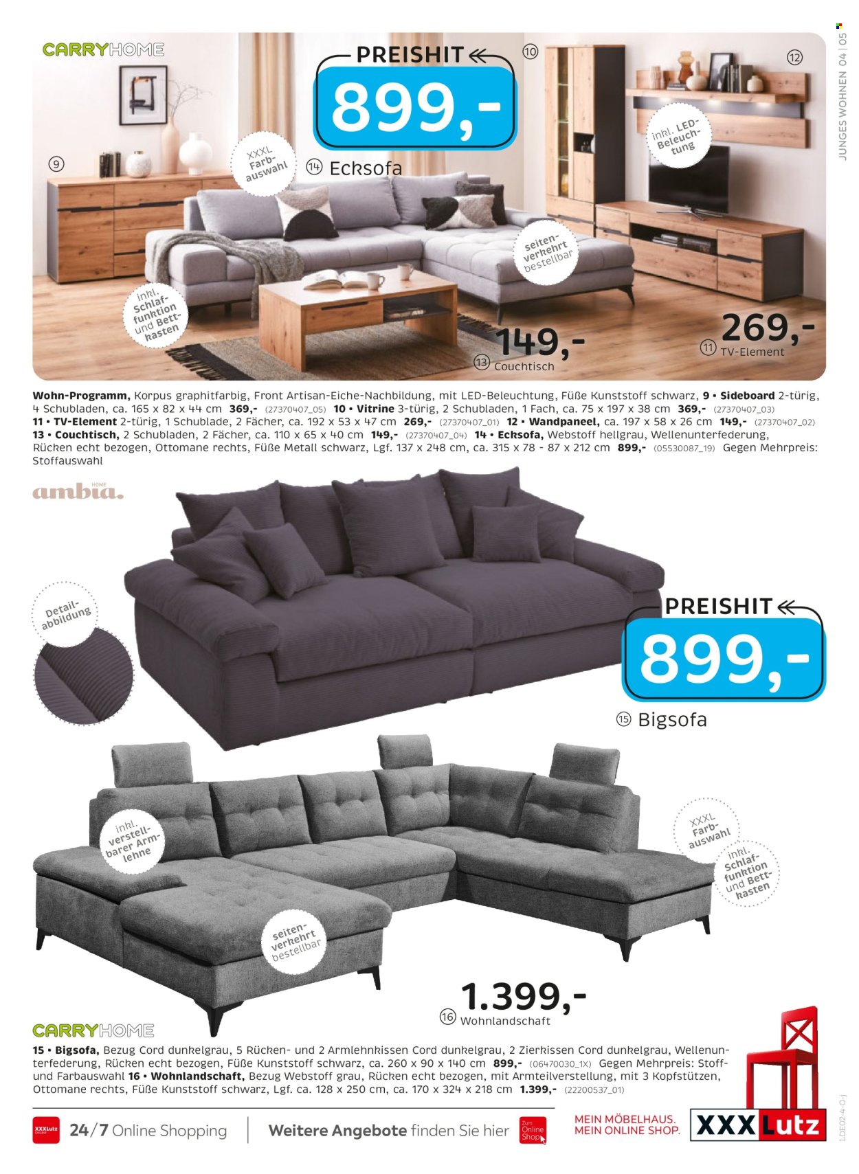 XXXLutz Prospekte  - 28.01.2024 - 25.02.2024. Seite 5