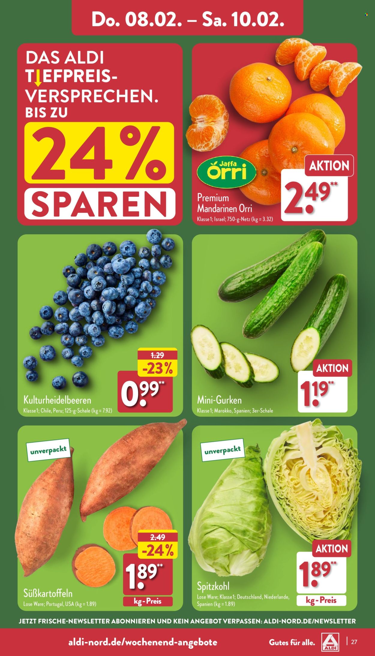 ALDI Nord Prospekte  - 5.02.2024 - 10.02.2024. Seite 27