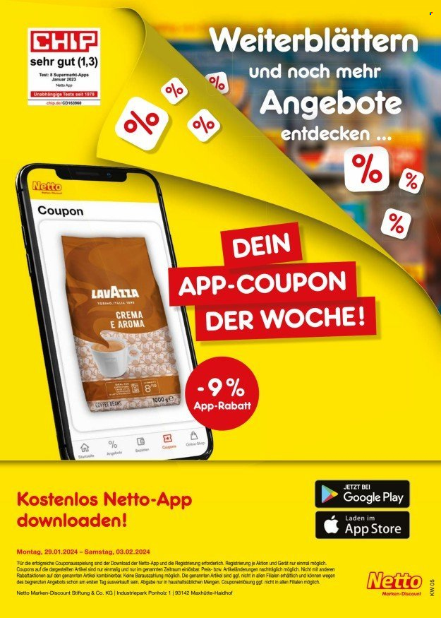 Netto Marken-Discount Prospekte  - 29.01.2024 - 3.02.2024. Seite 35