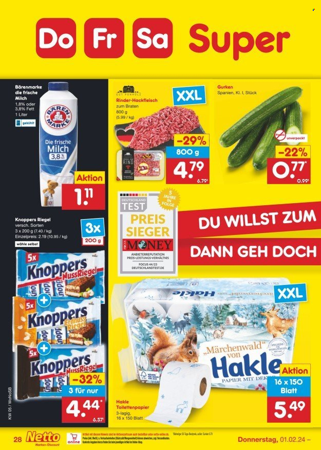Netto Marken-Discount Prospekte  - 29.01.2024 - 3.02.2024. Seite 36