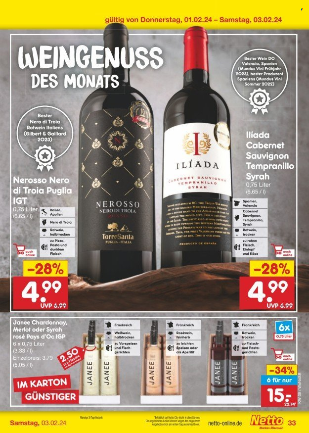 Netto Marken-Discount Prospekte  - 29.01.2024 - 3.02.2024. Seite 41