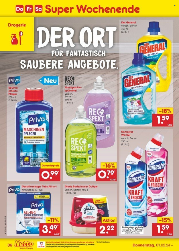 Netto Marken-Discount Prospekte  - 29.01.2024 - 3.02.2024. Seite 44