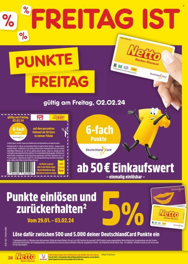 Netto Marken-Discount Prospekte  - 29.01.2024 - 3.02.2024. Seite 46