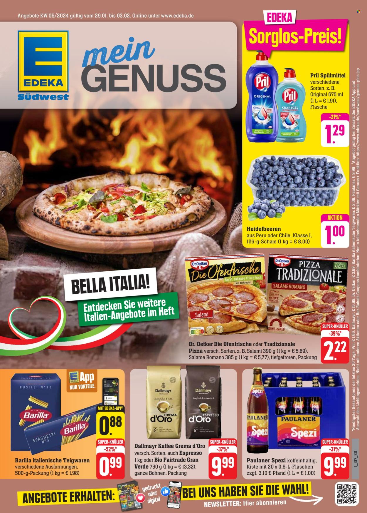 Edeka Prospekte  - 29.01.2024 - 3.02.2024. Seite 1