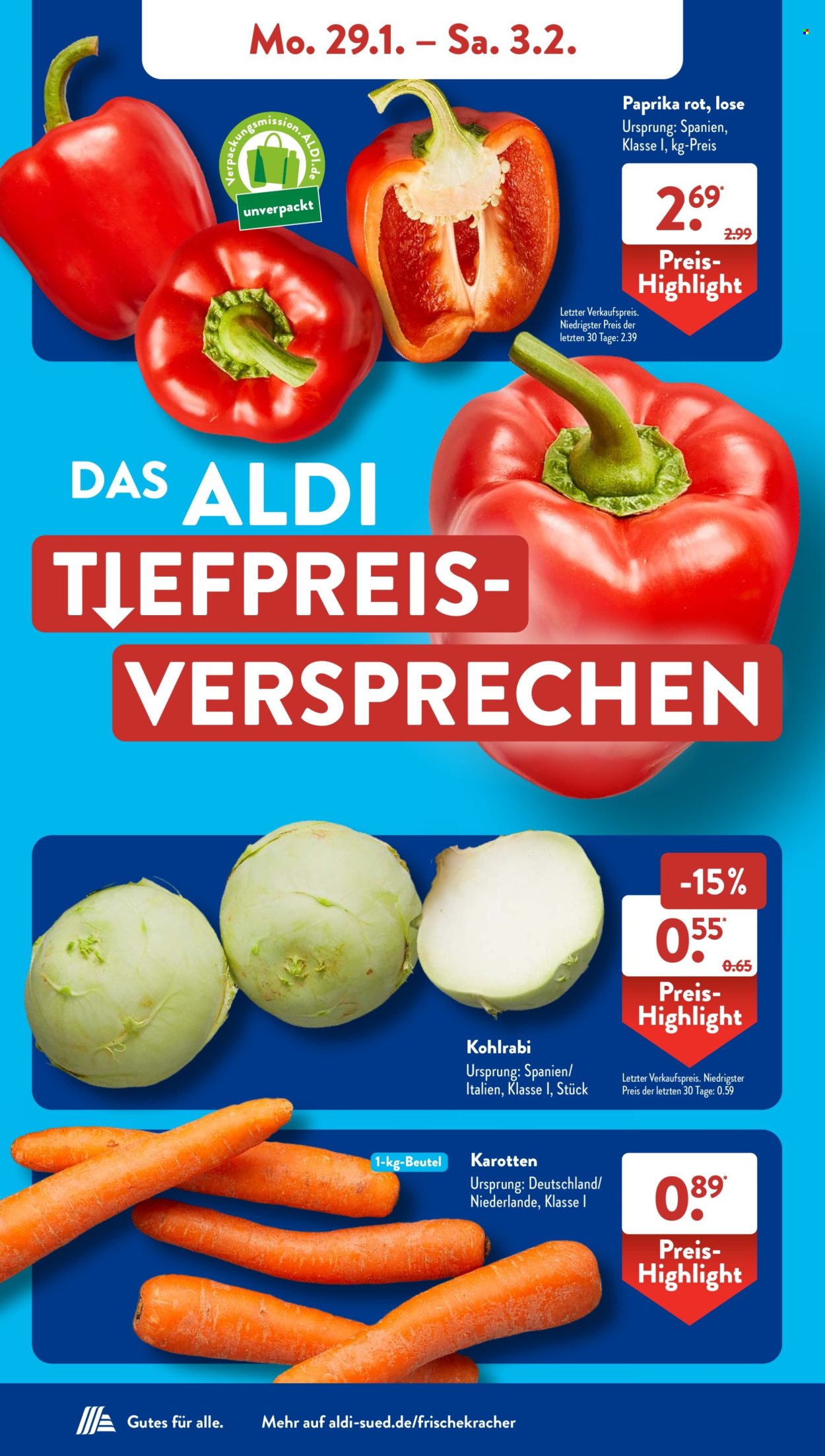 ALDI SÜD Prospekte  - 29.01.2024 - 3.02.2024. Seite 4