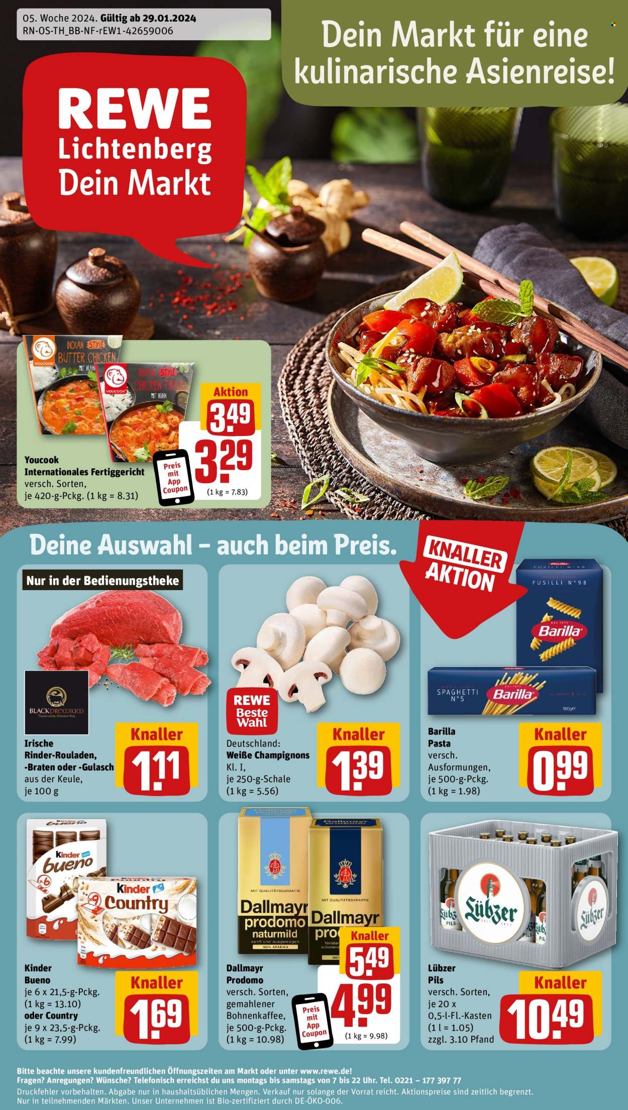 REWE Prospekte  - 30.01.2024 - 30.01.2024. Seite 1