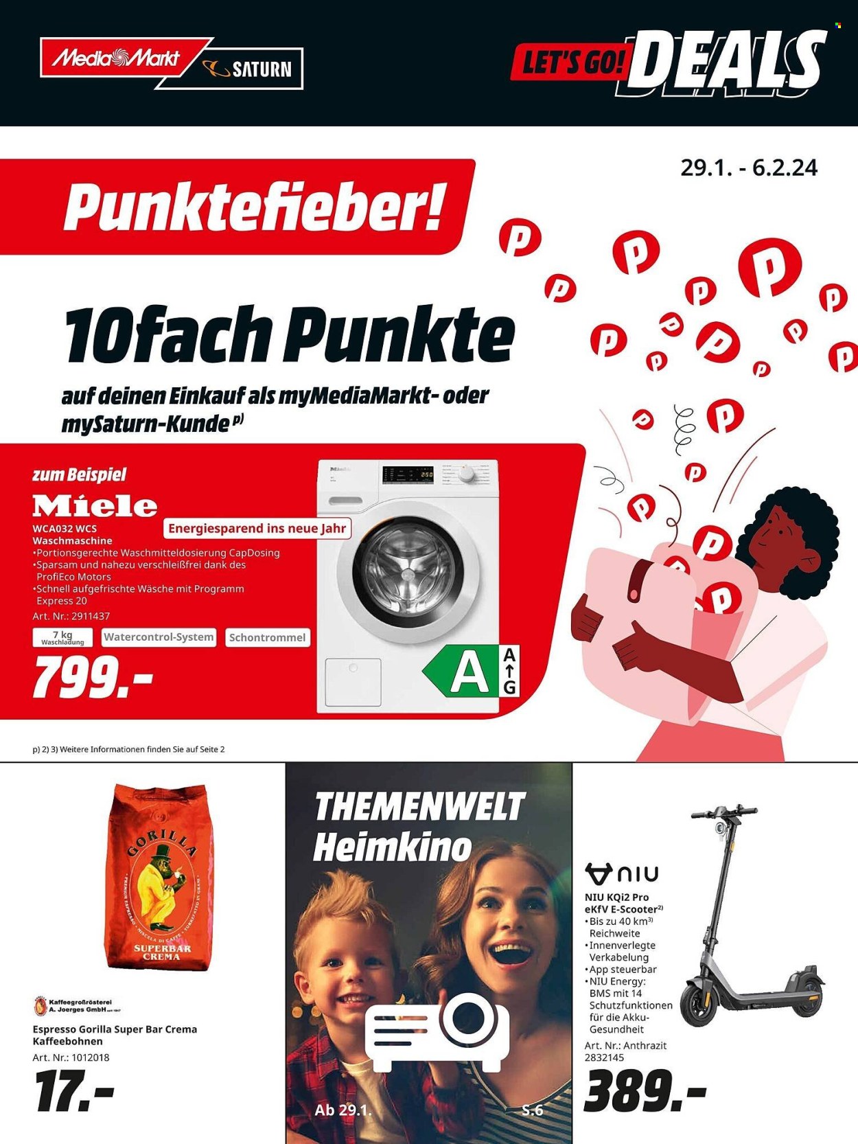MediaMarkt Prospekte  - 29.01.2024 - 6.02.2024. Seite 1