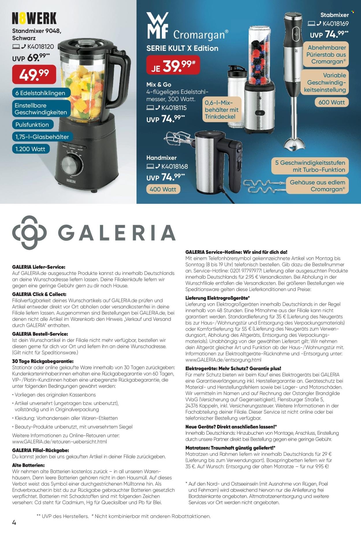 GALERIA Karstadt Kaufhof Prospekte  - 31.01.2024 - 6.02.2024. Seite 4