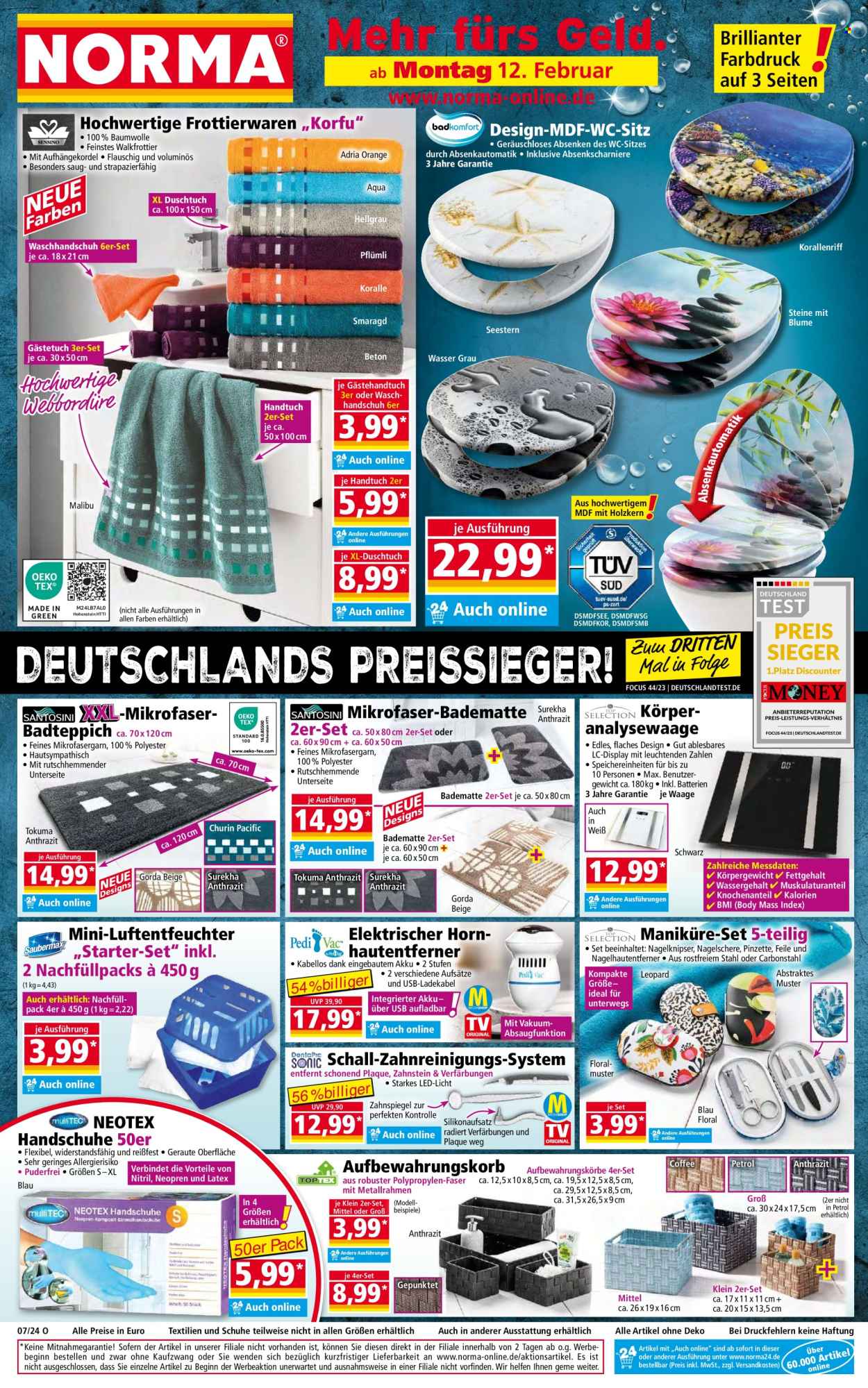 Norma Prospekte  - 12.02.2024 - 18.02.2024. Seite 1