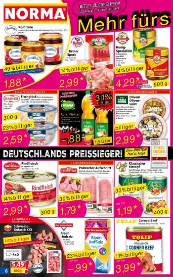 thumbnail - Apfel-Nektar aus Apfelsaftkonzentrat 1,5-l-Flasche, zzgl. –,25 Pfand (1 l = –,59) je Flasche