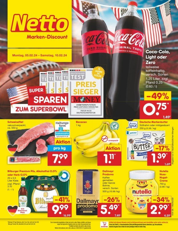 Netto Marken-Discount Prospekte  - 5.02.2024 - 10.02.2024. Seite 1