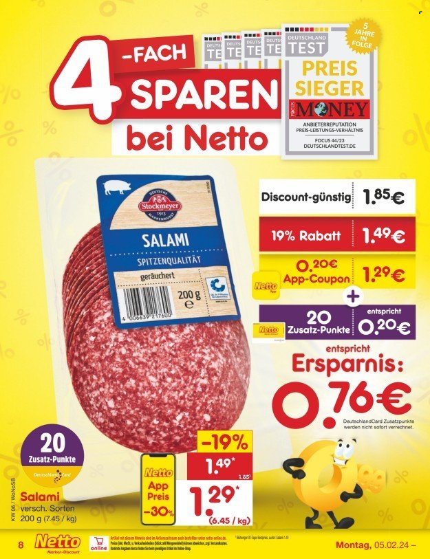 Netto Marken-Discount Prospekte  - 5.02.2024 - 10.02.2024. Seite 8