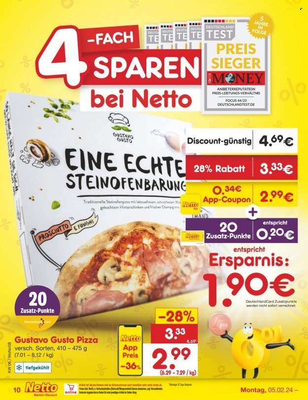 Netto Marken-Discount Prospekte  - 5.02.2024 - 10.02.2024. Seite 10