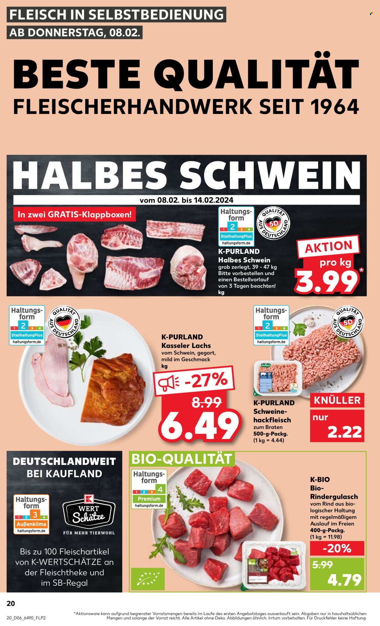 Kaufland Prospekte  - 8.02.2024 - 14.02.2024. Seite 20