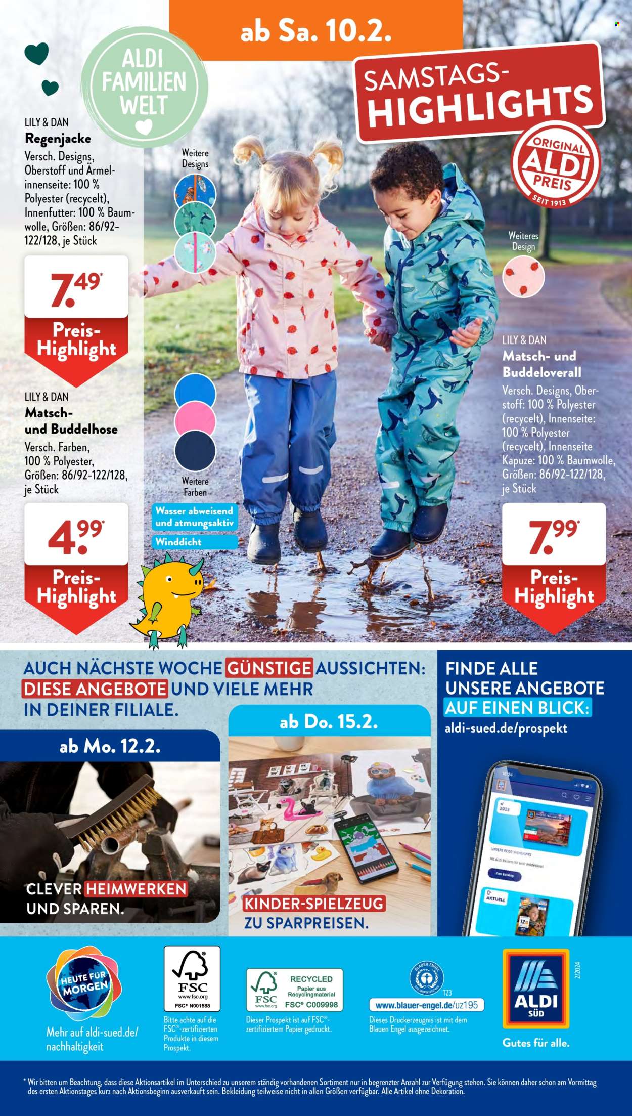 ALDI SÜD Prospekte  - 5.02.2024 - 10.02.2024. Seite 42