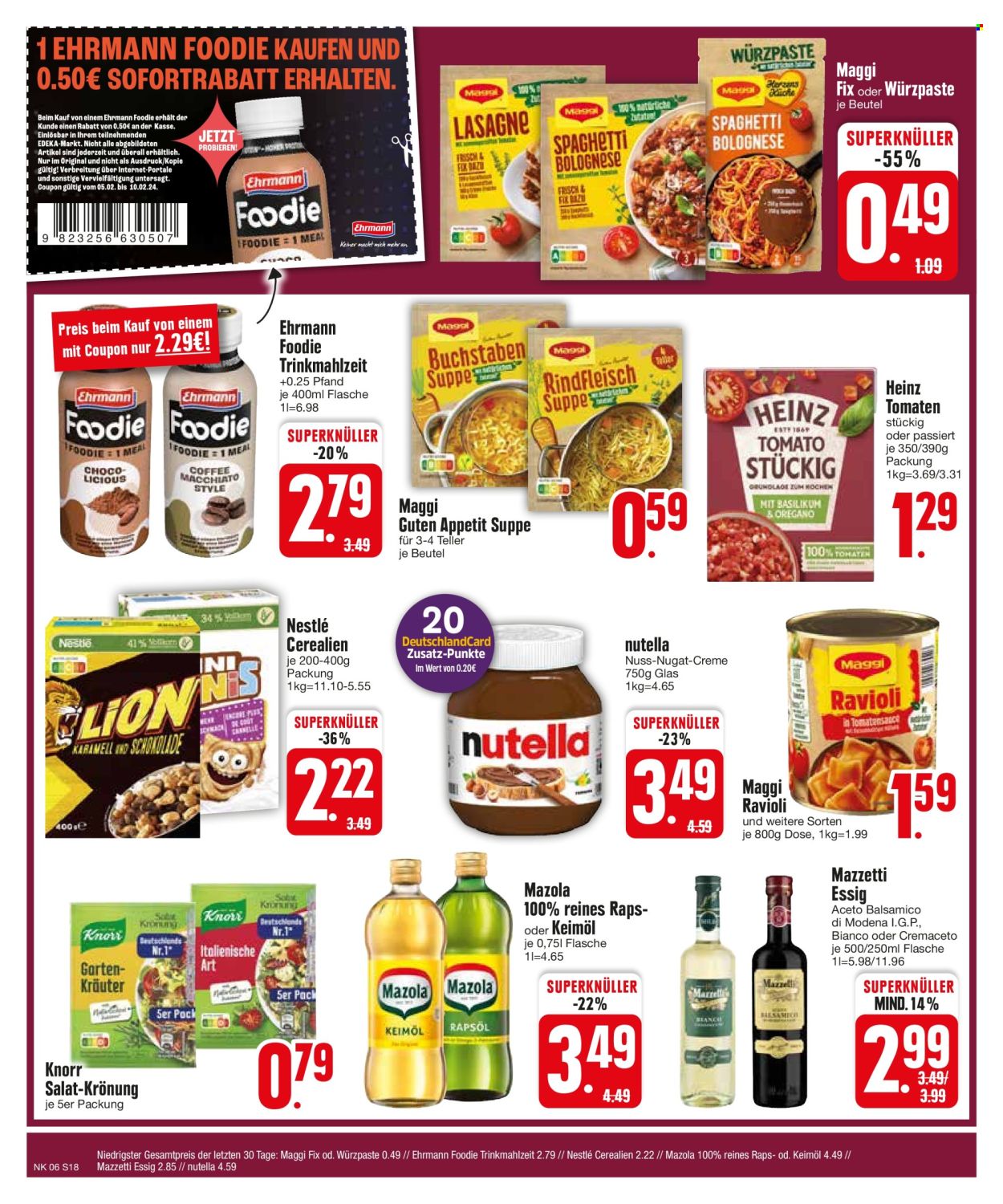 Edeka Prospekte  - 5.02.2024 - 10.02.2024. Seite 18