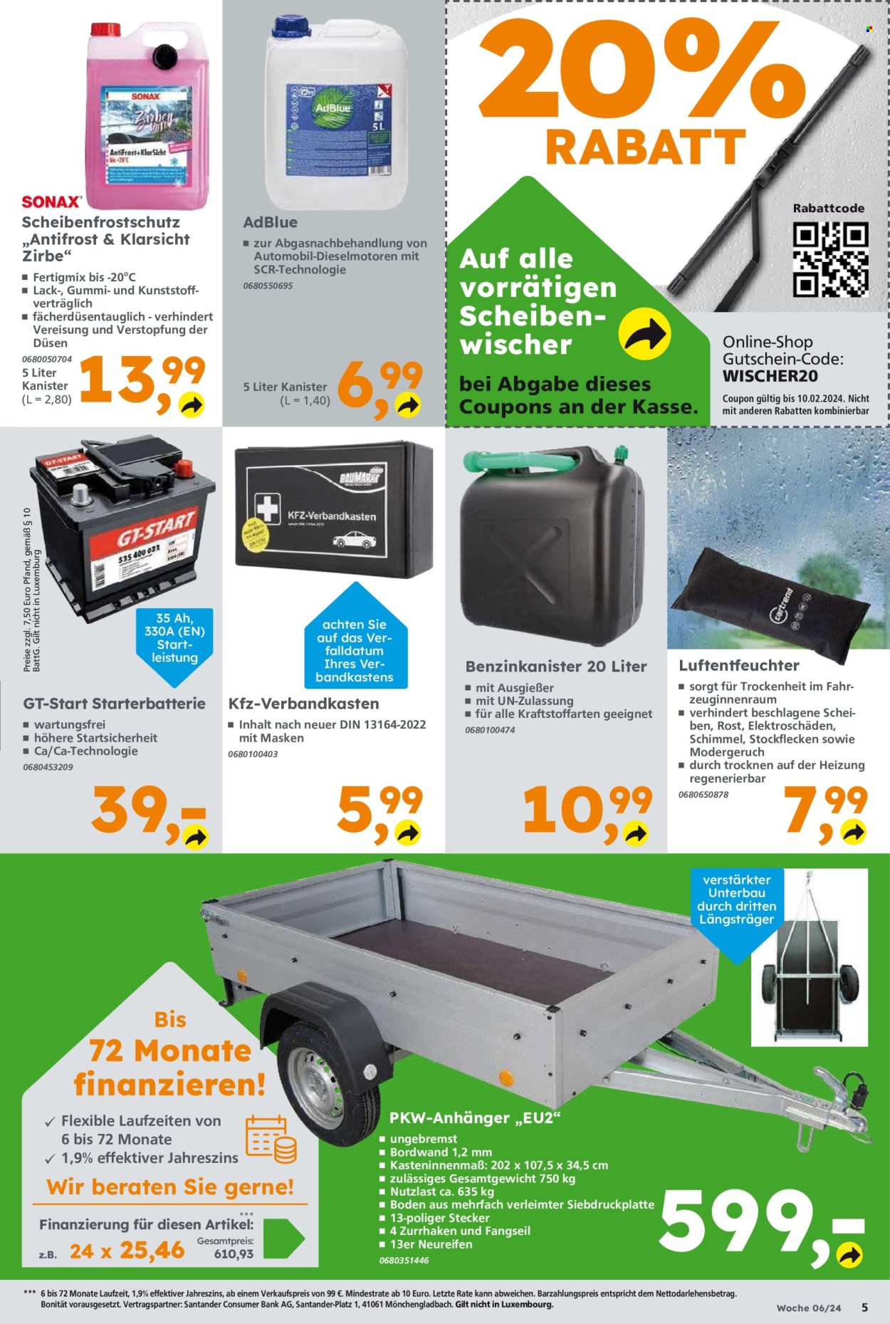 Globus Baumarkt Prospekte  - 5.02.2024 - 10.02.2024. Seite 5