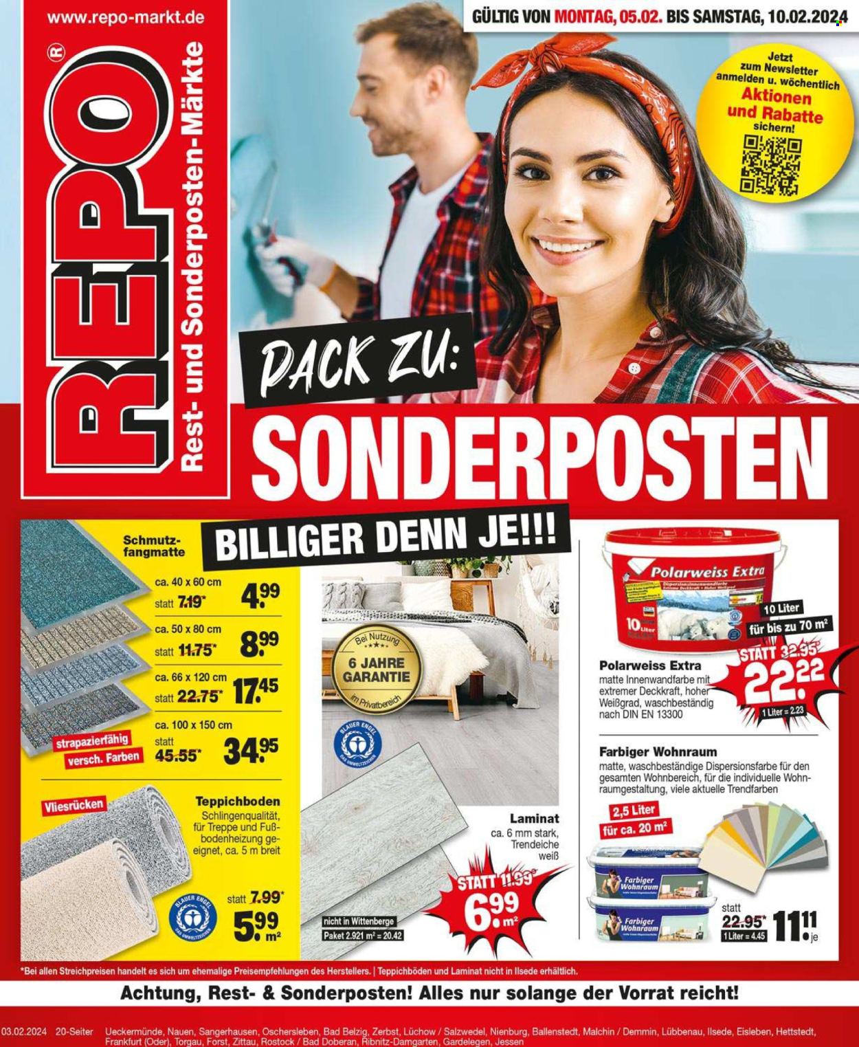 Repo Prospekte  - 5.02.2024 - 10.02.2024. Seite 1