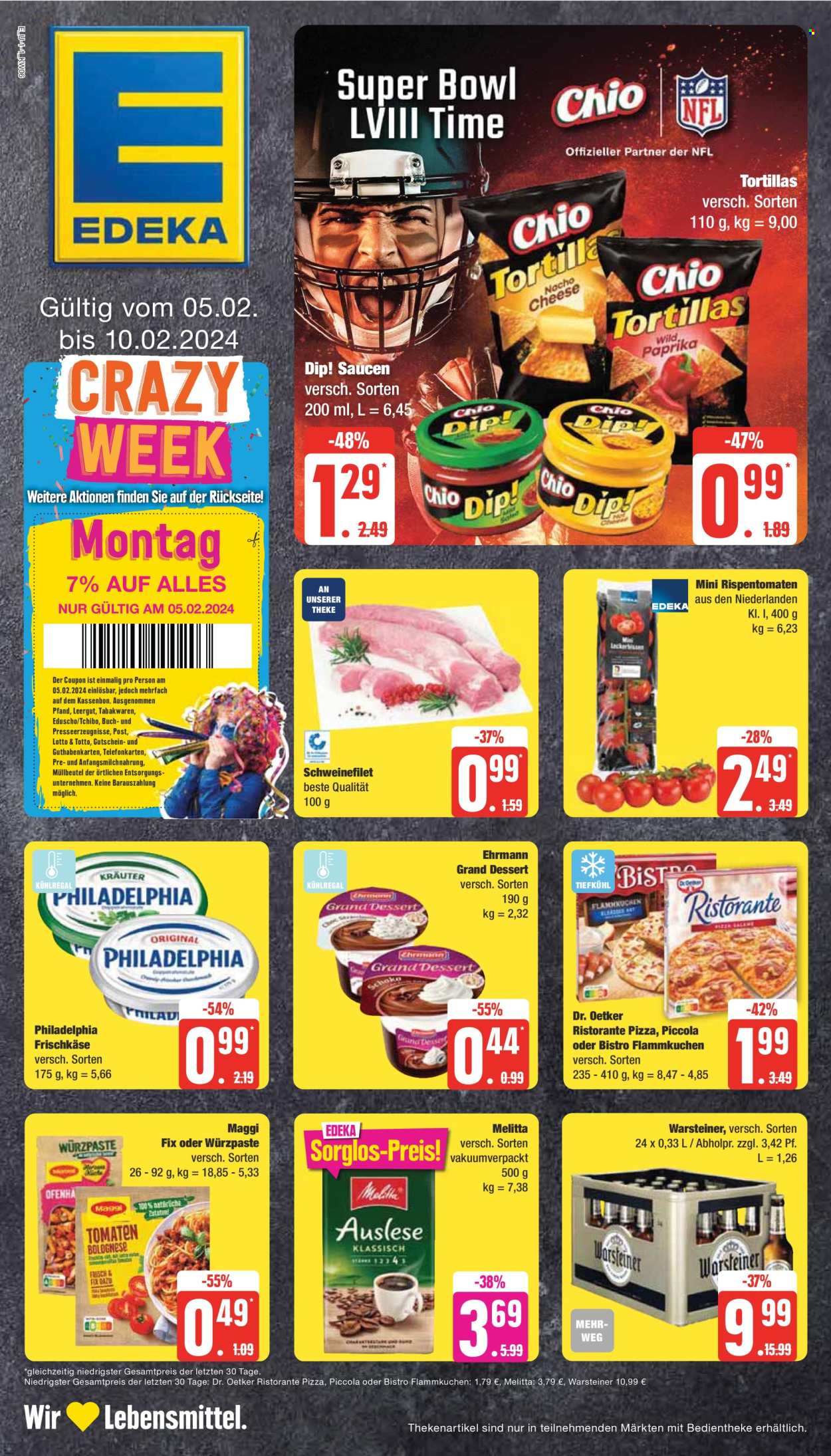 Edeka Prospekte  - 5.02.2024 - 10.02.2024. Seite 1