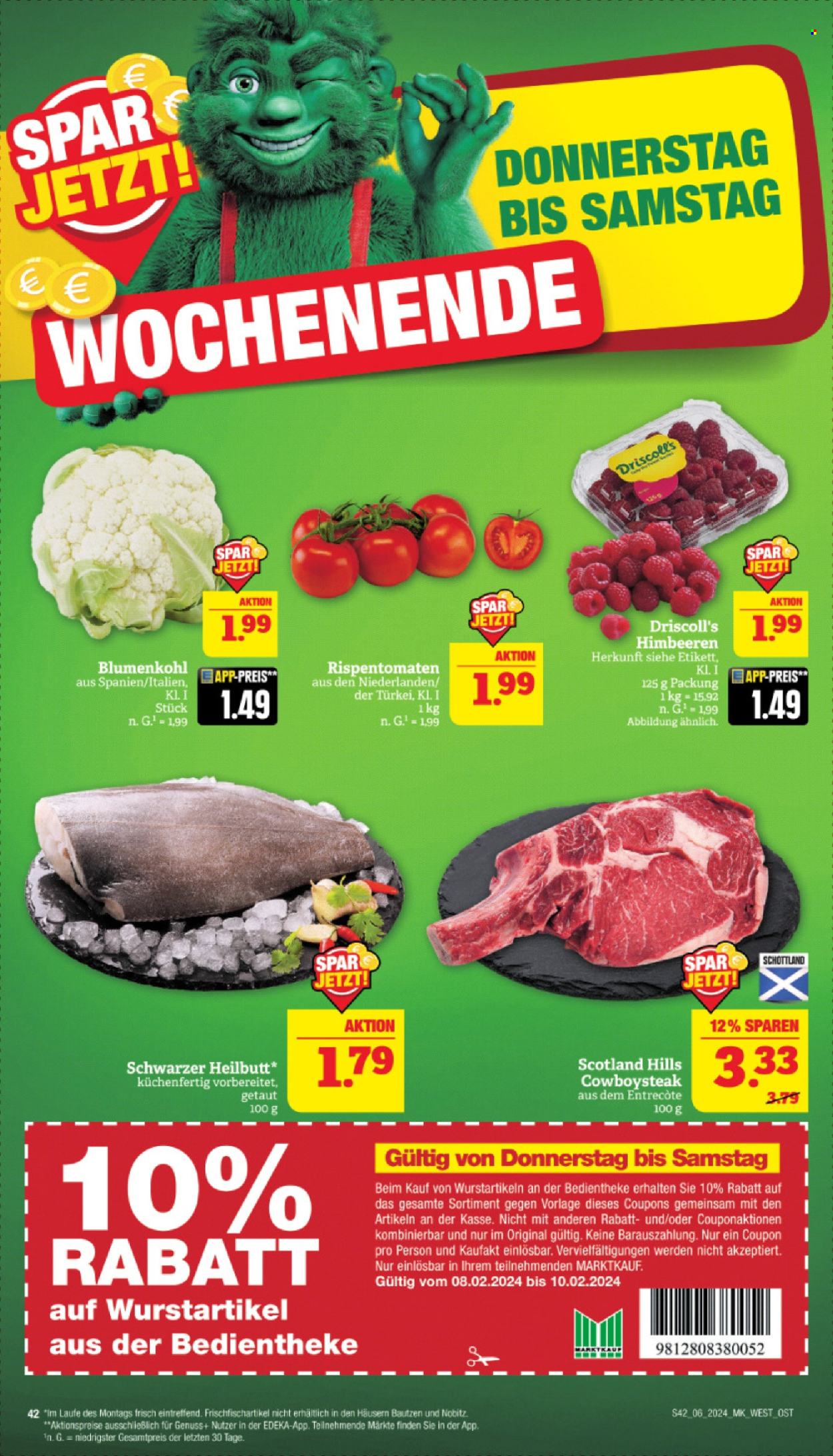 Marktkauf Prospekte  - 5.02.2024 - 10.02.2024. Seite 42