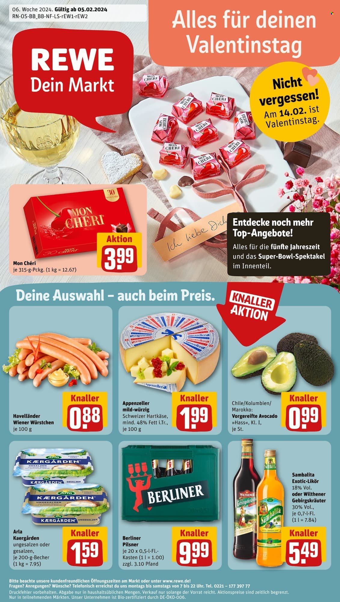 REWE Prospekte  - 5.02.2024 - 10.02.2024. Seite 1