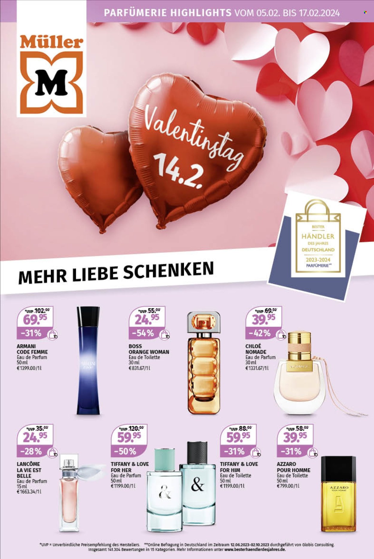 Müller Prospekte  - 5.02.2024 - 17.02.2024. Seite 1