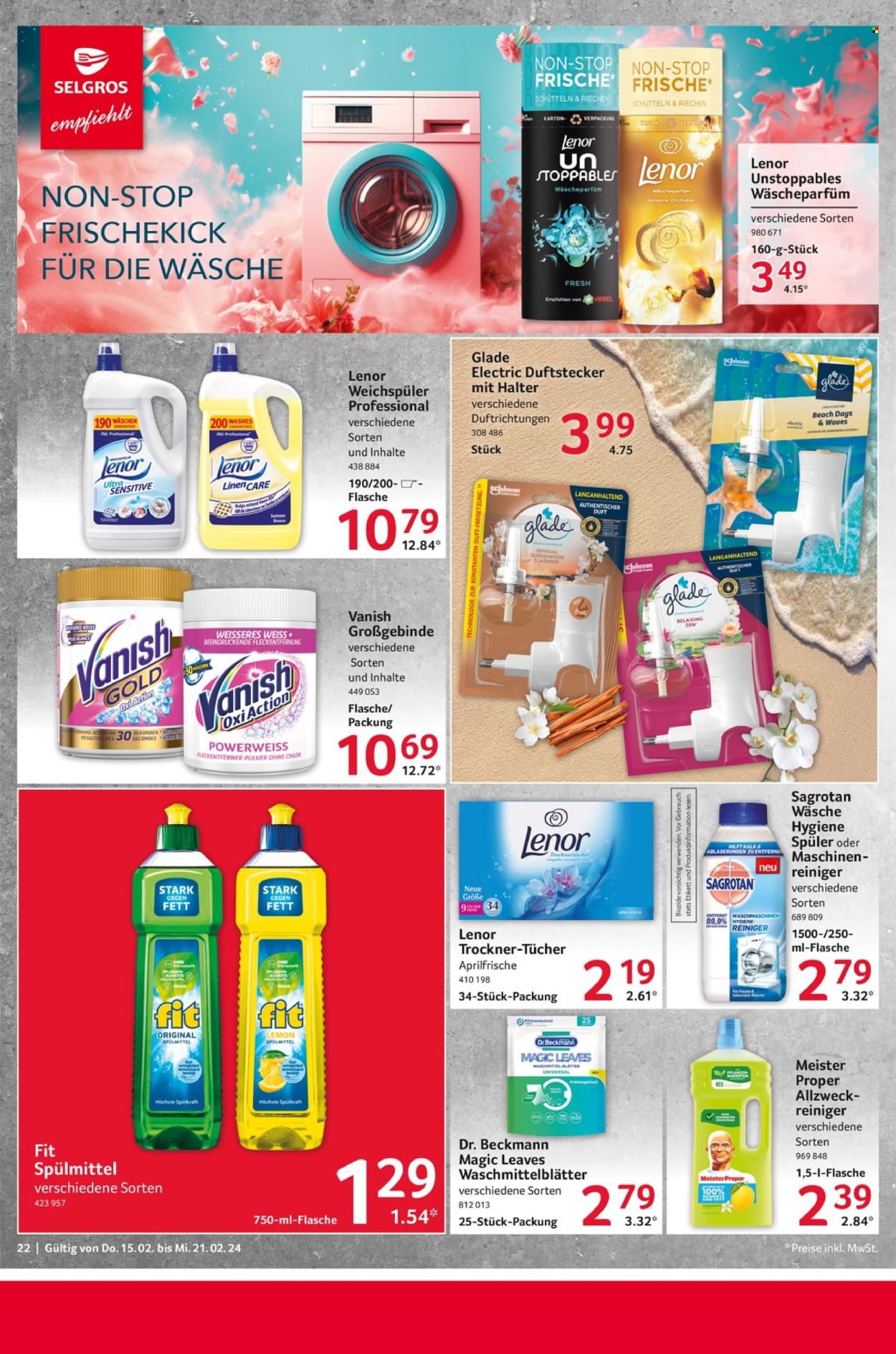 Selgros Prospekte  - 15.02.2024 - 21.02.2024. Seite 22