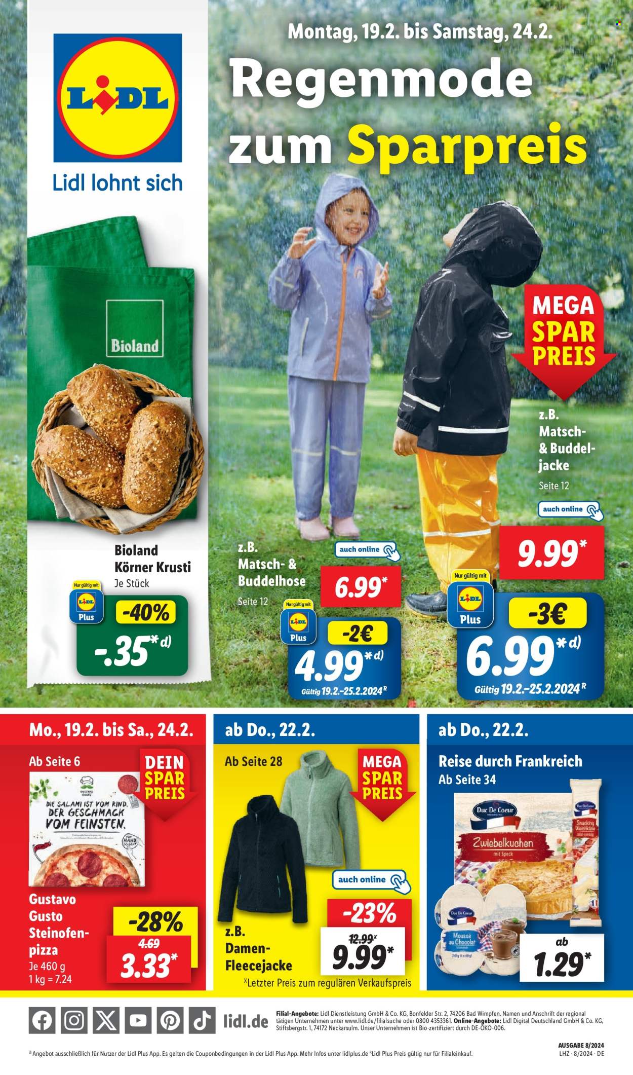 Lidl Prospekte  - 19.02.2024 - 24.02.2024. Seite 1