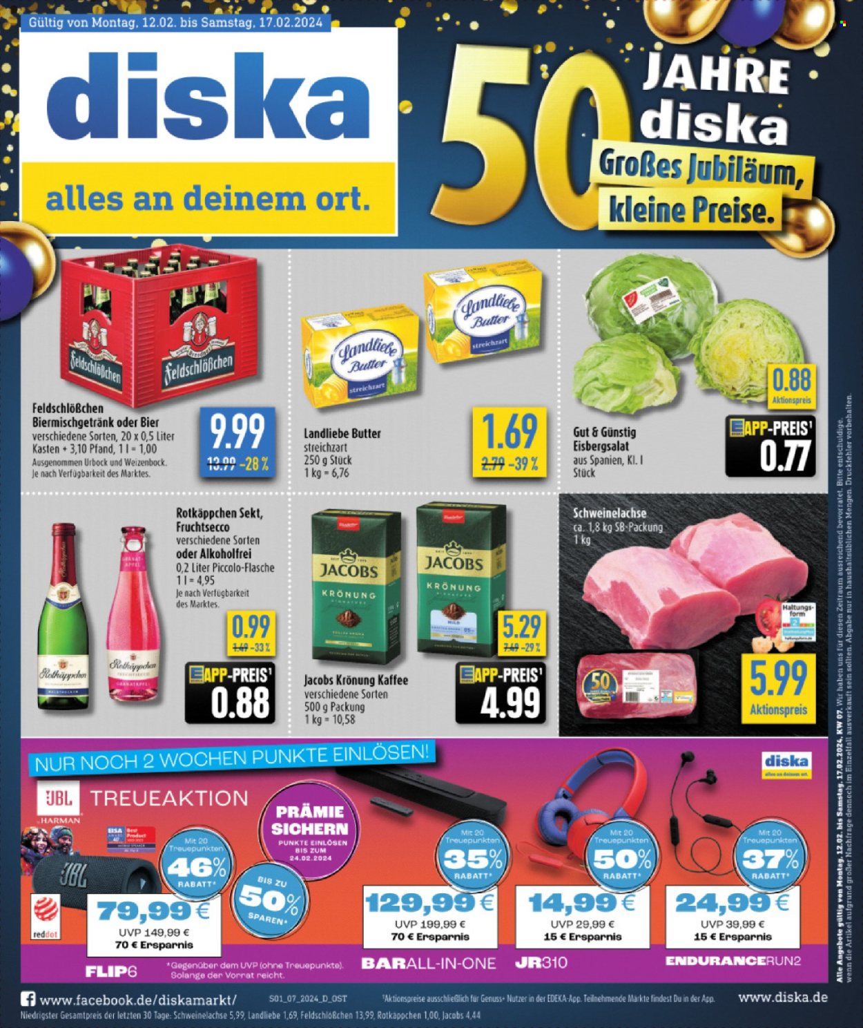 Diska Prospekte  - 12.02.2024 - 17.02.2024. Seite 1