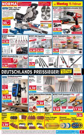 thumbnail - Fächerscheiben-Set 4tlg.