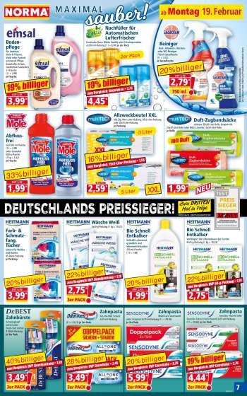 thumbnail - Abflussfrei Gel 500-ml-Flasche (1 l = 3,98) oder Granulat 600-g-Flasche (1 kg = 3,32) je Flasche