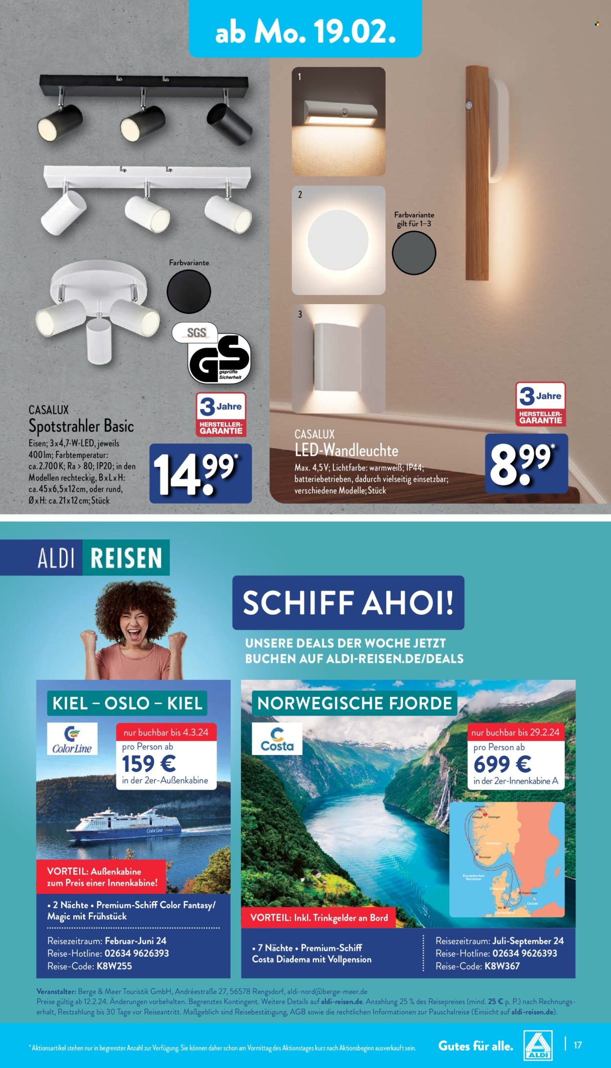 ALDI Nord Prospekte  - 19.02.2024 - 24.02.2024. Seite 17