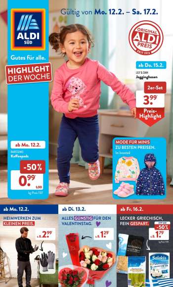 Prospekte ALDI SÜD - 12.02.2024 - 17.02.2024.