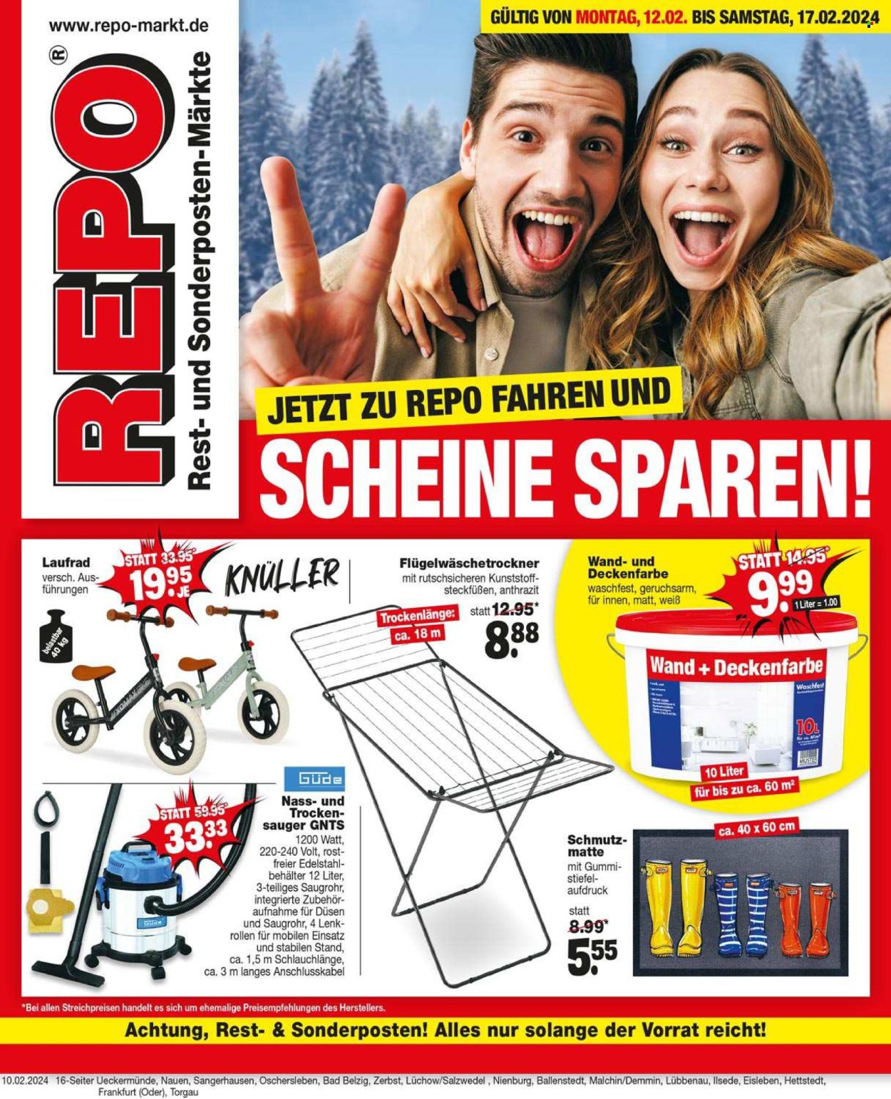 Repo Prospekte  - 12.02.2024 - 17.02.2024. Seite 1