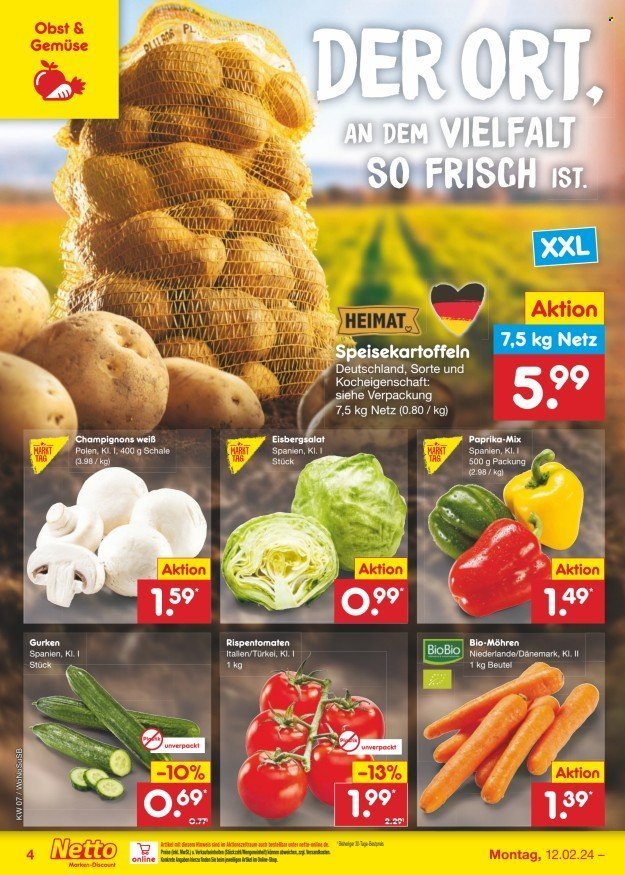 Netto Marken-Discount Prospekte  - 12.02.2024 - 17.02.2024. Seite 4