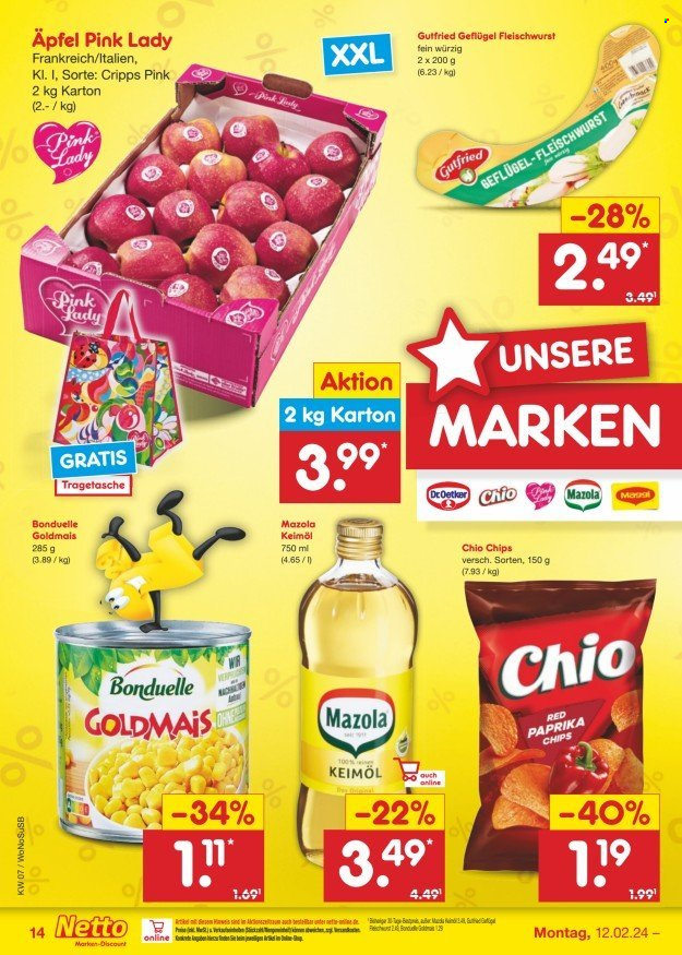 Netto Marken-Discount Prospekte  - 12.02.2024 - 17.02.2024. Seite 14