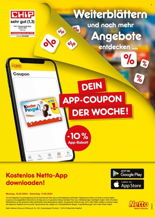 Netto Marken-Discount Prospekte  - 12.02.2024 - 17.02.2024. Seite 39