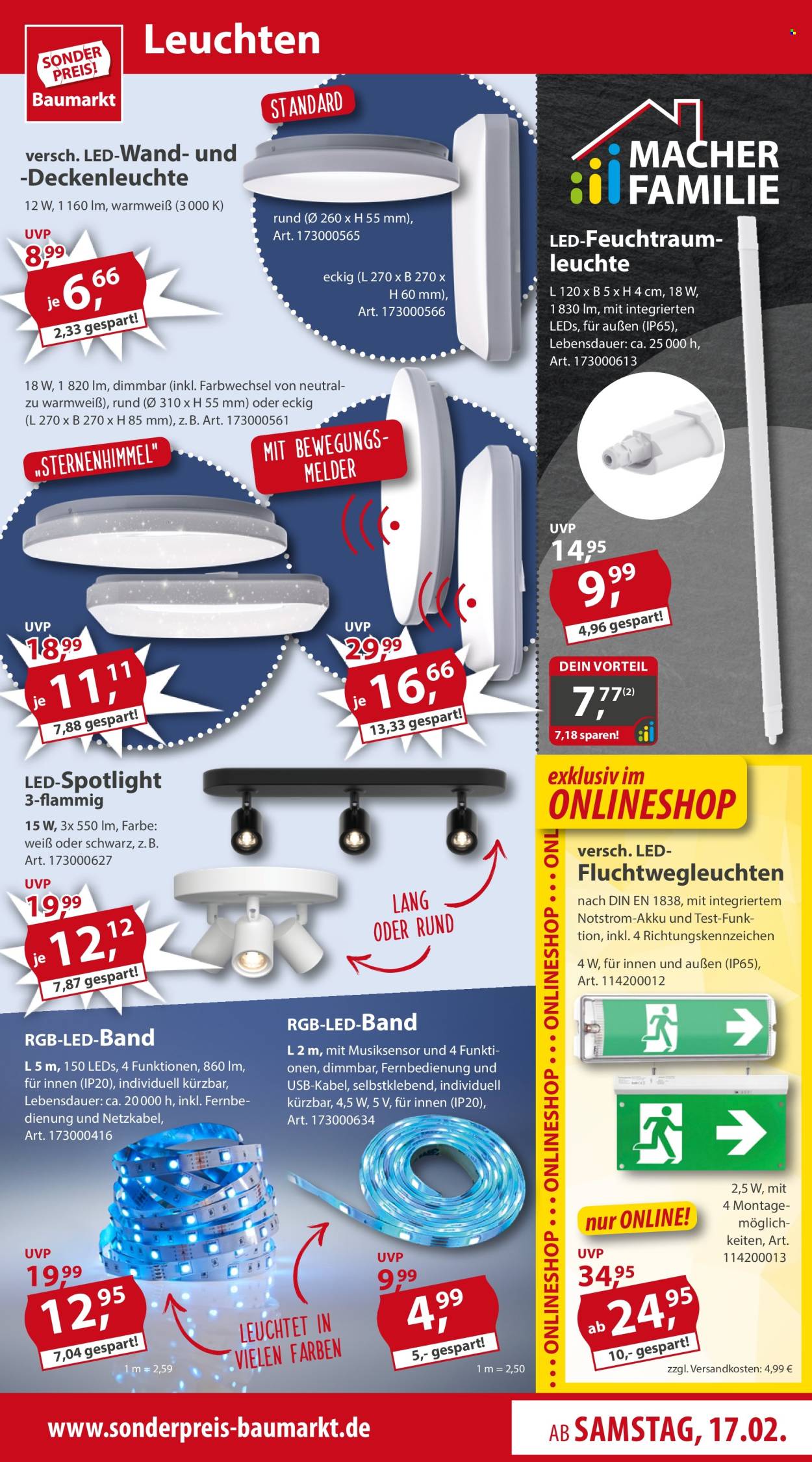 Sonderpreis-Baumarkt Prospekte  - 17.02.2024 - 23.02.2024. Seite 17