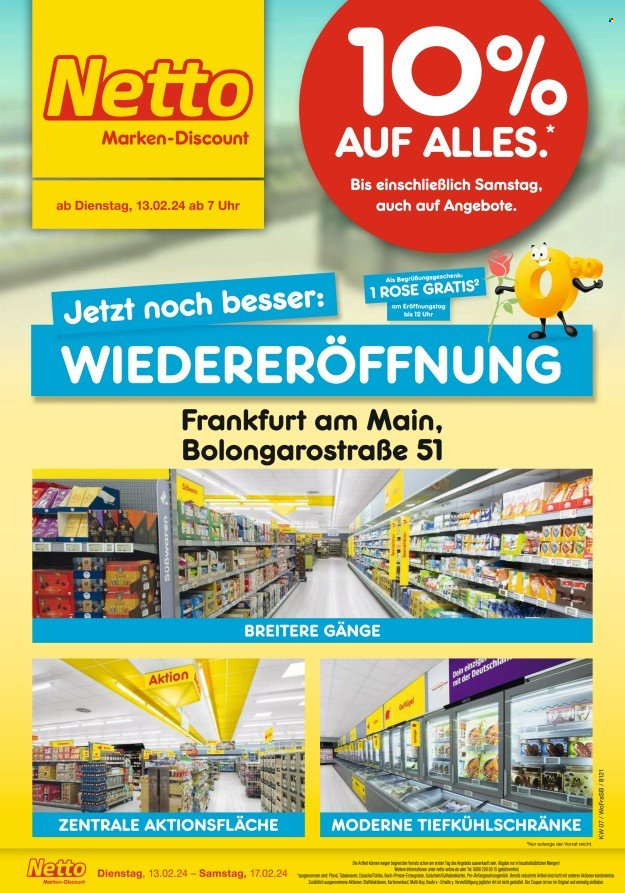 Netto Marken-Discount Prospekte  - 13.02.2024 - 17.02.2024. Seite 1